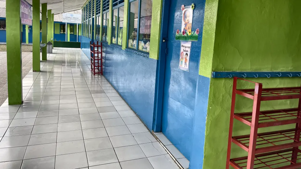 Koridor depan kelas A1